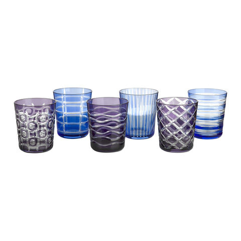 Cobalt Mix Tumbler (Set of 6)