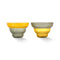 Mizu Kiri Snack Bowl (Set of 2)  option Yellow