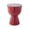 Tip Tap Stool/Side Table  option Burgundy Red