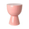 Tip Tap Stool/Side Table  option Light Pink