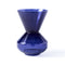 Thick Neck Vase  option Dark Blue