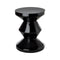 Zig Zag Stool/Side Table  option Black