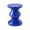 Zig Zag Stool/Side Table  option Dark Blue