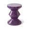 Zig Zag Stool/Side Table  option Dark Purple