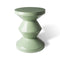 Zig Zag Stool/Side Table  option Olive Green
