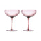 Pum Coupe Glass (Set of 2)  option Dark Purple