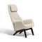 Downtown Lounge Armchair  option Haruka Whity / Wenge Ash