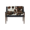 Dezza Lounge Chair  option Pelle Frau Cavallino Cavallino/Pelle Frau ColorSphere SC 20 Inchiostro Leather / Canaletto Walnut Veneer