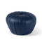 Esedra Pouf  option Pelle Frau ColorSphere SC 276 Mineral Blue / Medium: 25.5 diameter
