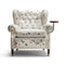 Fornasetti x Poltrona Frau 1919 Ultime Notizie Armchair  option Right-hand