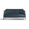 Archibald 2-Seater Sofa  option Pelle Frau ColorSphere SC 276 Mineral Blue Leather