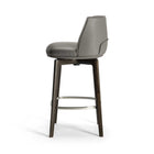 Archibald Swivel Stool with Wood Leg