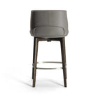 Archibald Swivel Stool with Wood Leg