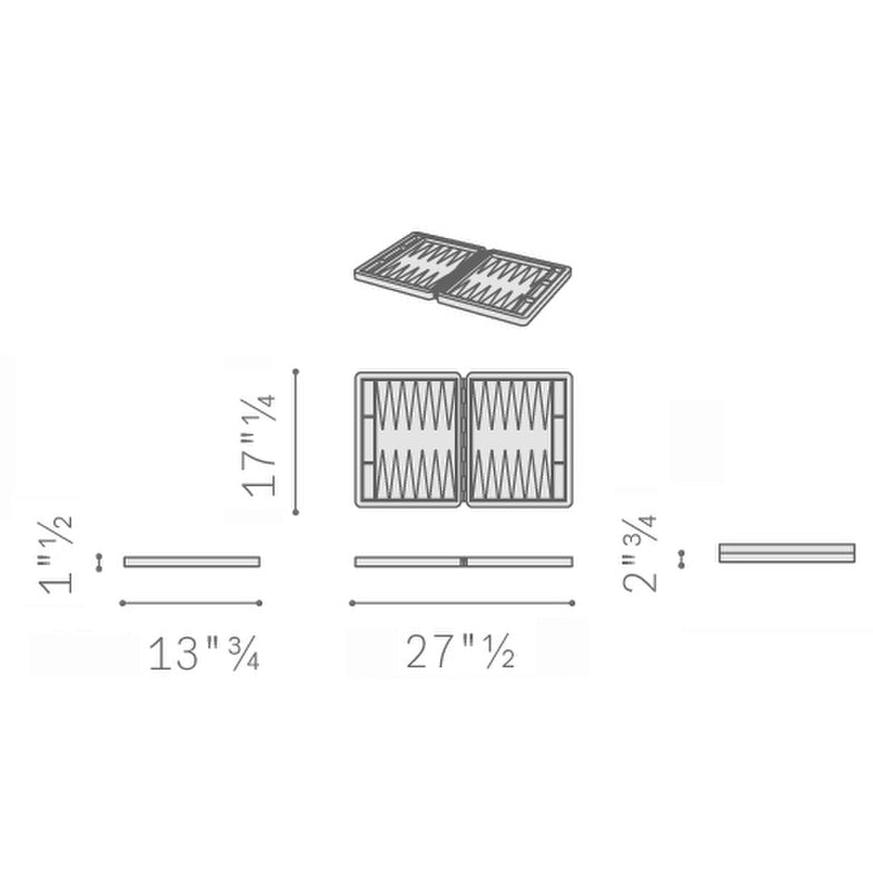 Giobagnara x Poltrona Frau Backgammon Set