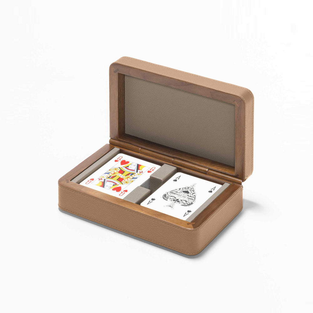 Giobagnara x Poltrona Frau Leather Wrapped Card Box
