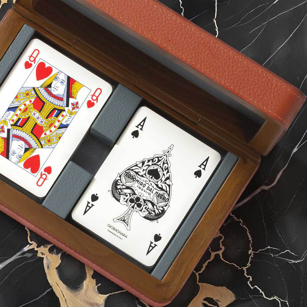 Giobagnara x Poltrona Frau Leather Wrapped Card Box