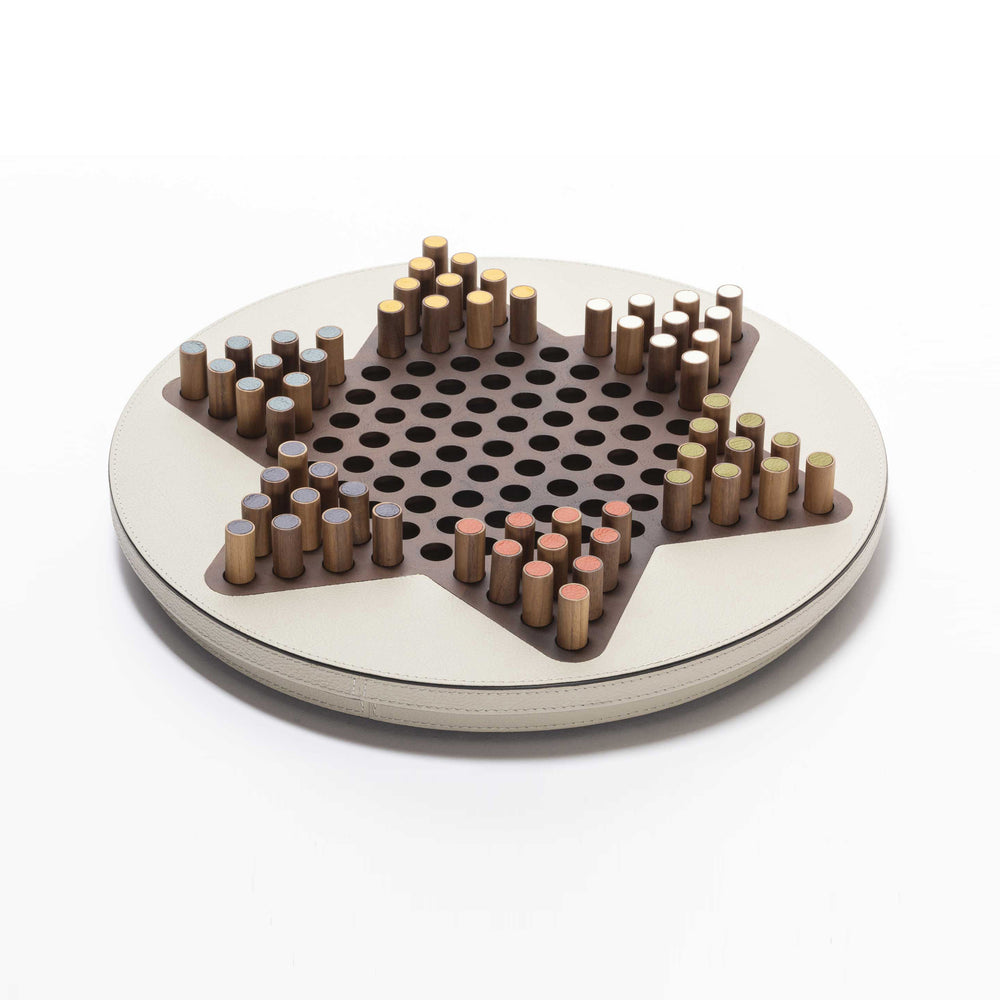Giobagnara x Poltrona Frau Chinese Checkers Set