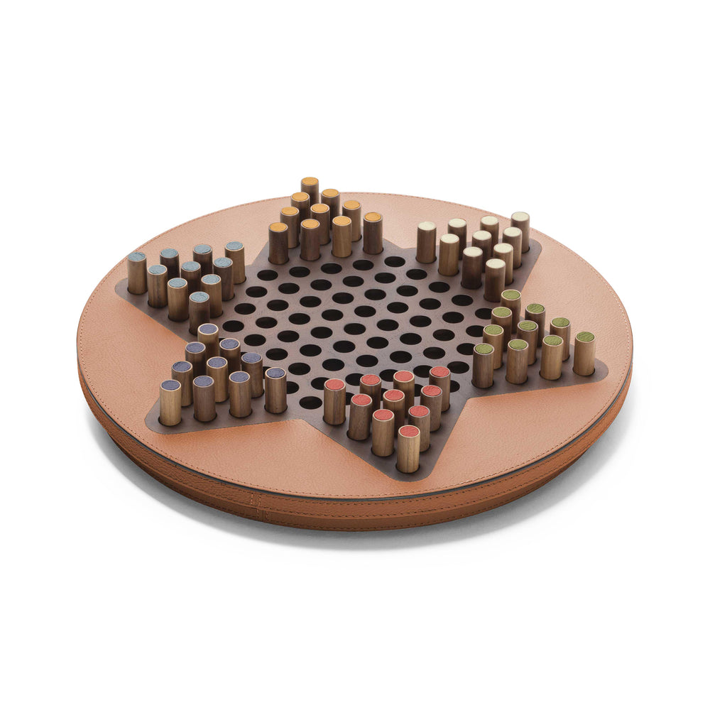 Giobagnara x Poltrona Frau Chinese Checkers Set