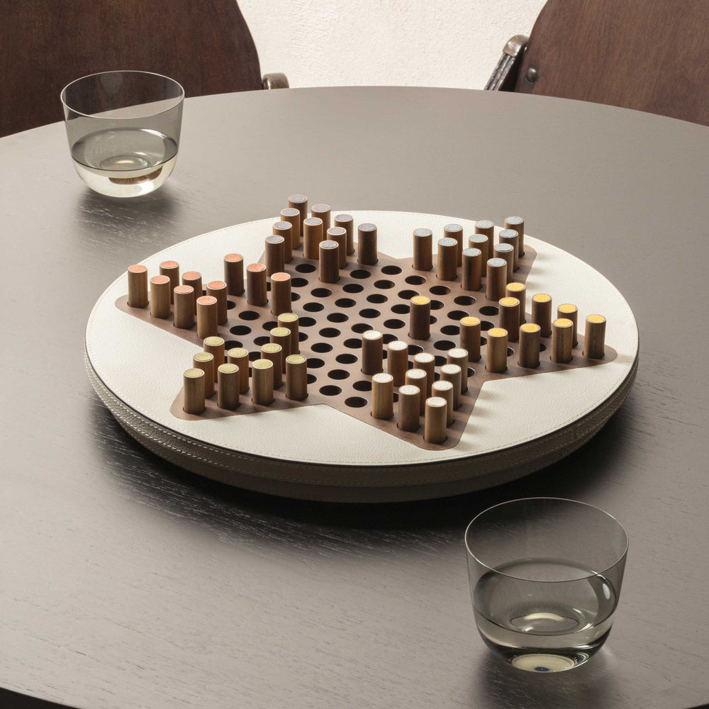 Giobagnara x Poltrona Frau Chinese Checkers Set