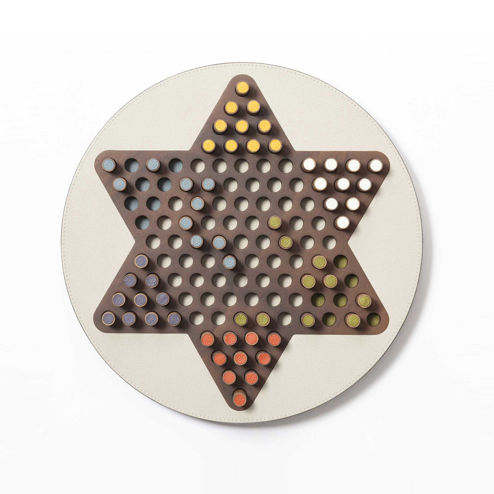 Giobagnara x Poltrona Frau Chinese Checkers Set