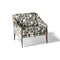 Dezza Lounge Armchair  option Redevance Blue Gray / Canaletto Walnut Veneer