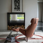 Downtown Swivel Lounge Armchair