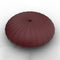 Esedra Pouf  option Pelle Frau Heritage Impact Less Root / Large: 39.25 in diameter