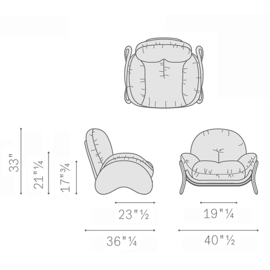 Poltrona Frau Squash Lounge Chair - 2Modern