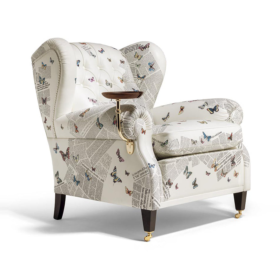 Fornasetti x Poltrona Frau 1919 Ultime Notizie Armchair