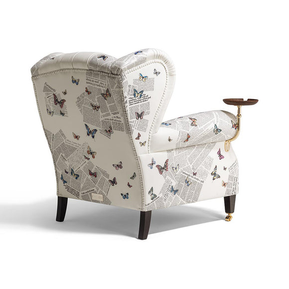 Fornasetti x Poltrona Frau 1919 Ultime Notizie Armchair