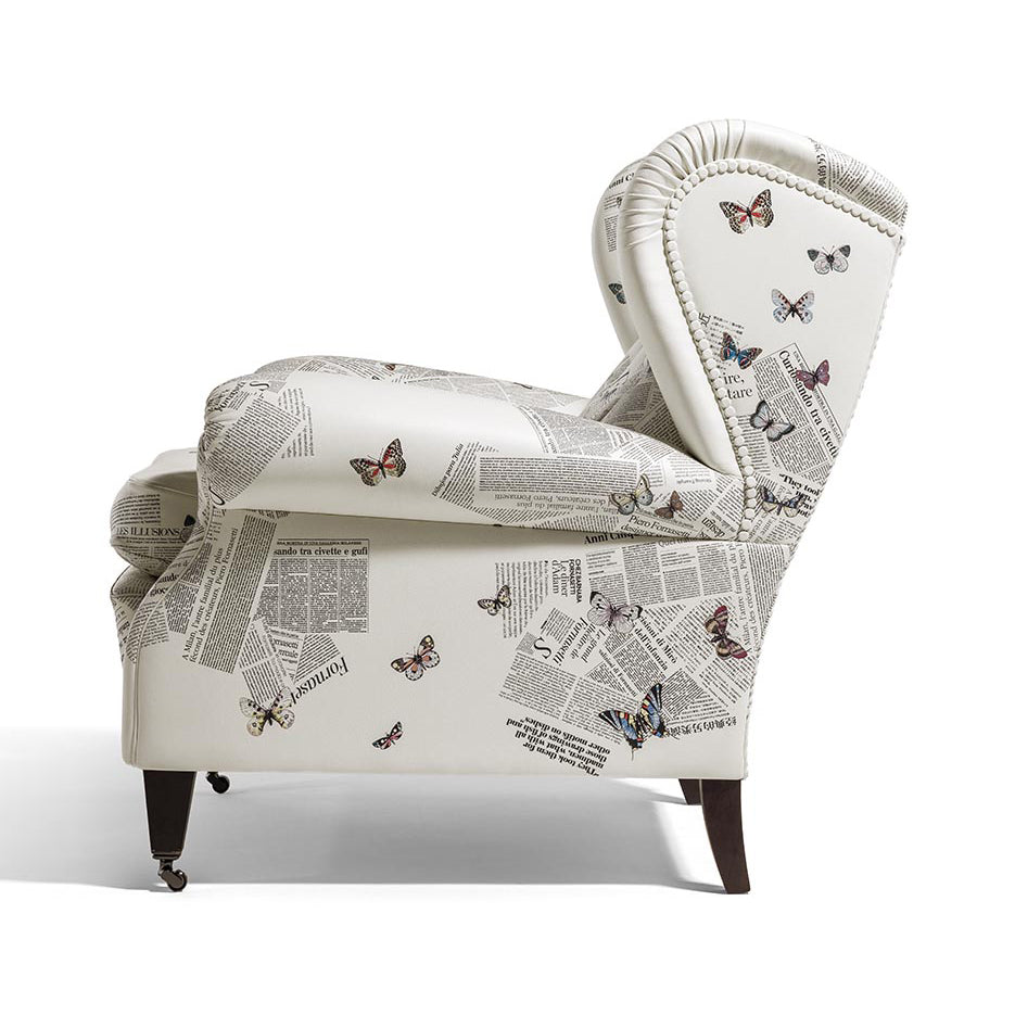 Fornasetti x Poltrona Frau 1919 Ultime Notizie Armchair
