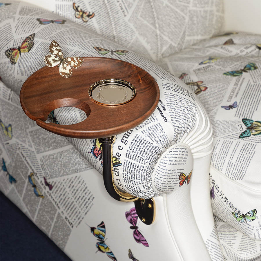 Fornasetti x Poltrona Frau 1919 Ultime Notizie Armchair