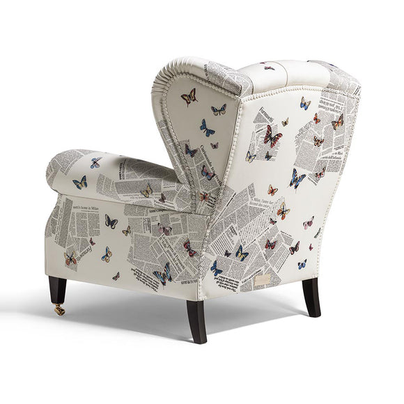 Fornasetti x Poltrona Frau 1919 Ultime Notizie Armchair
