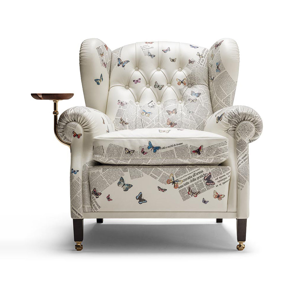 Fornasetti x Poltrona Frau 1919 Ultime Notizie Armchair