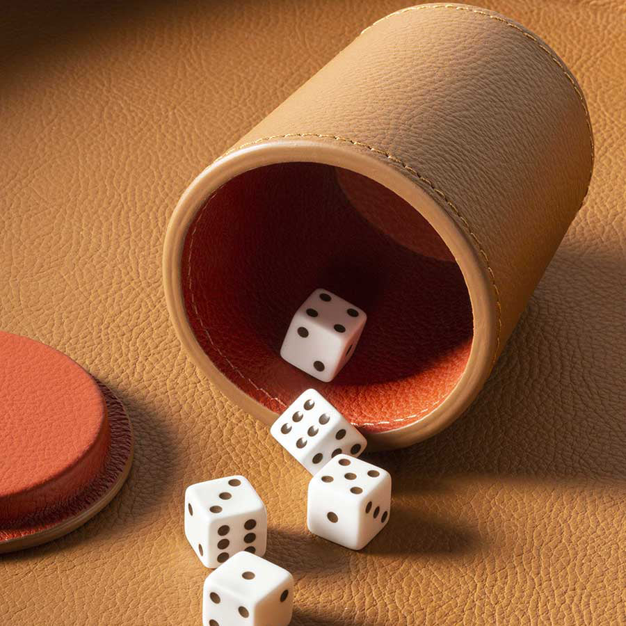 Giobagnara x Poltrona Frau Games Dice Set