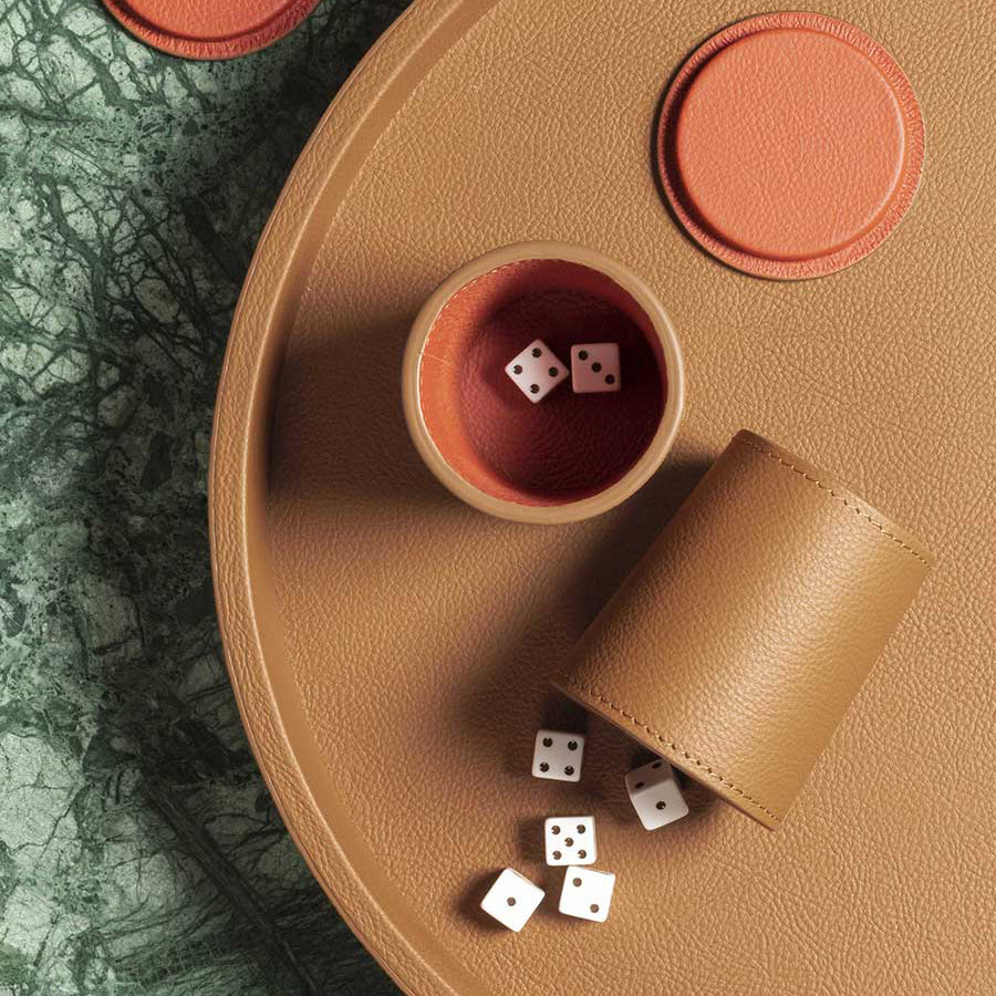 Giobagnara x Poltrona Frau Games Dice Set