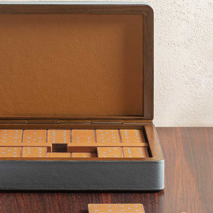 Giobagnara x Poltrona Frau Games Domino Wooden Box
