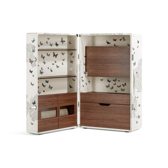 Fornasetti x Poltrona Frau Isidoro Ultime Notizie Drinks Cabinet