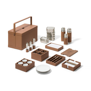 Giobagnara x Poltrona Frau Tableware Picnic Basket