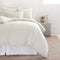 Blake Duvet Cover  option Cream / Grey