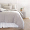 Blake Duvet Cover  option Flax / Midnight