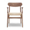 CH26 Dining Chair  option Wanut Oil / Natural Paper Cord