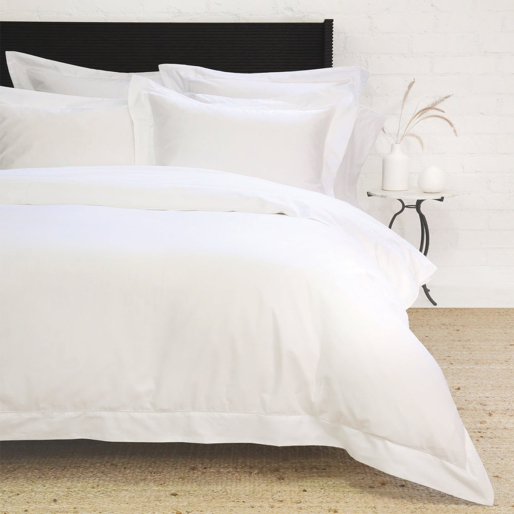 Classico Hemstitch Cotton Sateen Duvet Set