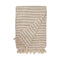 Jojo Oversized Throw Blanket  option Ivory / Walnut