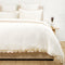Kelly Duvet Cover  option Cream / Terra Cotta