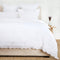 Kelly Duvet Cover  option White / Flax