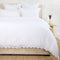 Kelly Duvet Cover  option White / White