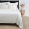 Monaco Throw Coverlet  option Ivory
