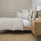 Rory Duvet Cover  option Flax/Midnight