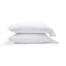 Skylar Cotton Percale Pillowcase (Set of 2)  option White / French Blue